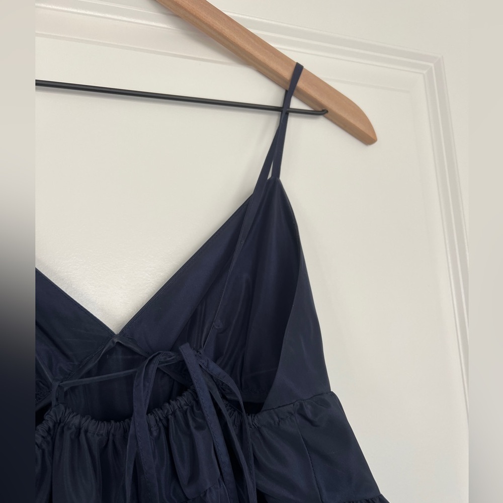 STAUD: Ripley Maxi Dress - Navy Blue XS - Picture 8 of 14